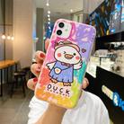 For iPhone 11 Pro Graffiti Animal Pattern Shockproof TPU Protective Case(Duck) - 2