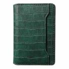 V03 Alligator Texture Back-attached NN Card Bag(Green) - 1