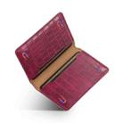 V03 Alligator Texture Back-attached NN Card Bag(Red) - 3