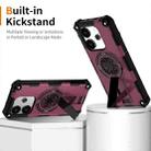 For Redmi Note 14 4G 163.25mm Shockproof Kickstand Metallic Shaft MagSafe Phone Case(Purple) - 2