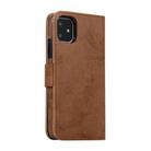 For iPhone 11 KLT888-2 Retro 2 in 1 Detachable Magnetic Horizontal Flip TPU + PU Leather Case with Holder & Card Slots & Photo Frame & Wallet(Brown) - 3