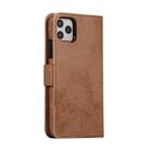 For iPhone 11 Pro KLT888-2 Retro 2 in 1 Detachable Magnetic Horizontal Flip TPU + PU Leather Case with Holder & Card Slots & Photo Frame & Wallet(Brown) - 3