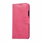 For iPhone 11 Pro Max KLT888-2 Retro 2 in 1 Detachable Magnetic Horizontal Flip TPU + PU Leather Case with Holder & Card Slots & Photo Frame & Wallet(Rose Red) - 2