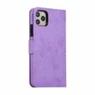 For iPhone 11 Pro Max KLT888-2 Retro 2 in 1 Detachable Magnetic Horizontal Flip TPU + PU Leather Case with Holder & Card Slots & Photo Frame & Wallet(Purple) - 3