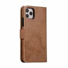 For iPhone 11 Pro Max KLT888-2 Retro 2 in 1 Detachable Magnetic Horizontal Flip TPU + PU Leather Case with Holder & Card Slots & Photo Frame & Wallet(Brown) - 3