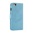 For iPhone 6 KLT888-2 Retro 2 in 1 Detachable Magnetic Horizontal Flip TPU + PU Leather Case with Holder & Card Slots & Photo Frame & Wallet(Sky Blue) - 3