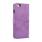 For iPhone 6 KLT888-2 Retro 2 in 1 Detachable Magnetic Horizontal Flip TPU + PU Leather Case with Holder & Card Slots & Photo Frame & Wallet(Purple) - 2
