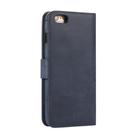 For iPhone 6 KLT888-2 Retro 2 in 1 Detachable Magnetic Horizontal Flip TPU + PU Leather Case with Holder & Card Slots & Photo Frame & Wallet(Dark Blue) - 3