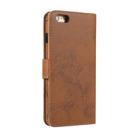 For iPhone 6 KLT888-2 Retro 2 in 1 Detachable Magnetic Horizontal Flip TPU + PU Leather Case with Holder & Card Slots & Photo Frame & Wallet(Brown) - 3