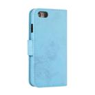 For iPhone SE 2022 / SE 2020 / 8 / 7 KLT888-2 Retro 2 in 1 Detachable Magnetic Horizontal Flip TPU + PU Leather Case with Holder & Card Slots & Photo Frame & Wallet(Sky Blue) - 3