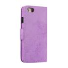 For iPhone SE 2022 / SE 2020 / 8 / 7 KLT888-2 Retro 2 in 1 Detachable Magnetic Horizontal Flip TPU + PU Leather Case with Holder & Card Slots & Photo Frame & Wallet(Purple) - 3