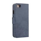 For iPhone SE 2022 / SE 2020 / 8 / 7 KLT888-2 Retro 2 in 1 Detachable Magnetic Horizontal Flip TPU + PU Leather Case with Holder & Card Slots & Photo Frame & Wallet(Dark Blue) - 2