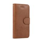 For iPhone SE 2022 / SE 2020 / 8 / 7 KLT888-2 Retro 2 in 1 Detachable Magnetic Horizontal Flip TPU + PU Leather Case with Holder & Card Slots & Photo Frame & Wallet(Brown) - 2
