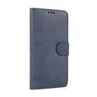 For iPhone X / XS KLT888-2 Retro 2 in 1 Detachable Magnetic Horizontal Flip TPU + PU Leather Case with Holder & Card Slots & Photo Frame & Wallet(Dark Blue) - 2