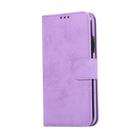 For iPhone XR KLT888-2 Retro 2 in 1 Detachable Magnetic Horizontal Flip TPU + PU Leather Case with Holder & Card Slots & Photo Frame & Wallet(Purple) - 1