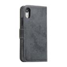 For iPhone XR KLT888-2 Retro 2 in 1 Detachable Magnetic Horizontal Flip TPU + PU Leather Case with Holder & Card Slots & Photo Frame & Wallet(Black) - 3