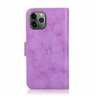 For iPhone 12 mini KLT888-2 Retro 2 in 1 Detachable Magnetic Horizontal Flip TPU + PU Leather Case with Holder & Card Slots & Photo Frame & Wallet(Purple) - 3