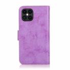 For iPhone 12 / 12 Pro KLT888-2 Retro 2 in 1 Detachable Magnetic Horizontal Flip TPU + PU Leather Case with Holder & Card Slots & Photo Frame & Wallet(Purple) - 3