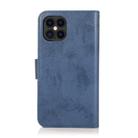 For iPhone 12 / 12 Pro KLT888-2 Retro 2 in 1 Detachable Magnetic Horizontal Flip TPU + PU Leather Case with Holder & Card Slots & Photo Frame & Wallet(Dark Blue) - 3