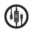 18 Kinds AV-Line Pro 1.2m Intelligent Detection Charging Data Cable, Interface:Type-C to  8 Pin - 1