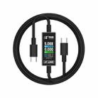 18 Kinds AV-Line Pro 1.2m Intelligent Detection Charging Data Cable, Interface:Type-C to Type-C - 1