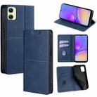 For Samsung Galaxy A05 4G Cow Texture Magnetic Leather Phone Case(Blue) - 1