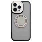 For iPhone 12 Pro Skin-feel Two-color Edge Strips 360 MagSafe Holder Phone Case(Titanium Gray) - 1