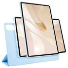 For Huawei MatePad Air 12 2024 Trifold Magnetic Split Acrylic Leather Tablet Case(Ice Blue) - 1