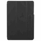 For Huawei MatePad Air 12 2024 Trifold Magnetic Split Acrylic Leather Tablet Case(Black) - 2