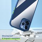 For iPhone 12 / 12 Pro ROCK Guard Pro Series Shockproof TPU + PC Protective Case(Blue) - 3
