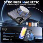 For Samsung Galaxy A25 5G Honeycomb Cooling MagSafe Holder Phone Case(Black) - 2