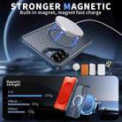 For Samsung Galaxy A26 5G Honeycomb Cooling MagSafe Holder Phone Case(Blue) - 2