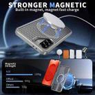 For Samsung Galaxy A26 5G Honeycomb Cooling MagSafe Holder Phone Case(Titanium Grey) - 2