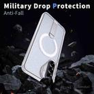 For Samsung Galaxy A26 5G Honeycomb Cooling MagSafe Holder Phone Case(Frosted Transparent) - 3