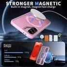 For Samsung Galaxy A26 5G Honeycomb Cooling MagSafe Holder Phone Case(Pink) - 2