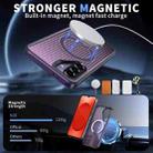 For Samsung Galaxy A26 5G Honeycomb Cooling MagSafe Holder Phone Case(Purple) - 2