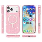 For iPhone 17 Pro Terminator Style Glitter Powder MagSafe Magnetic Phone Case(Pink) - 2