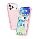For iPhone 17 Pro Terminator Style Glitter Powder MagSafe Magnetic Phone Case(Pink) - 3