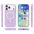 For iPhone 17 Pro Terminator Style Glitter Powder MagSafe Magnetic Phone Case(Purple) - 2