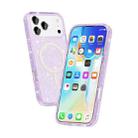 For iPhone 17 Pro Terminator Style Glitter Powder MagSafe Magnetic Phone Case(Purple) - 3