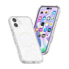 For iPhone 17 Terminator Style Glitter Powder MagSafe Magnetic Phone Case(White) - 3