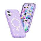 For iPhone 17 Terminator Style Glitter Powder MagSafe Magnetic Phone Case(Purple) - 3