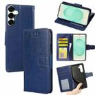 For Samsung Galaxy S25+ 5G Crystal Texture Leather Phone Case(Royal Blue) - 1