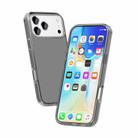 For iPhone 17 Pro Max Shockproof Terminator Glitter Powder Phone Case(Transparent Grey) - 3