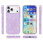 For iPhone 17 Pro Shockproof Terminator Glitter Powder Phone Case(Purple) - 2