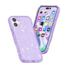 For iPhone 17 Shockproof Terminator Glitter Powder Phone Case(Purple) - 3