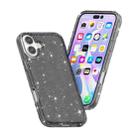 For iPhone 17 Shockproof Terminator Glitter Powder Phone Case(Black) - 3