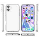 For iPhone 17 Shockproof Terminator Glitter Powder Phone Case(Transparent) - 2