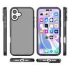For iPhone 17 Shockproof Terminator Glitter Powder Phone Case(Transparent Grey) - 2