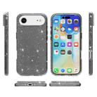For iPhone 17 Air Shockproof Terminator Glitter Powder Phone Case(Black) - 2